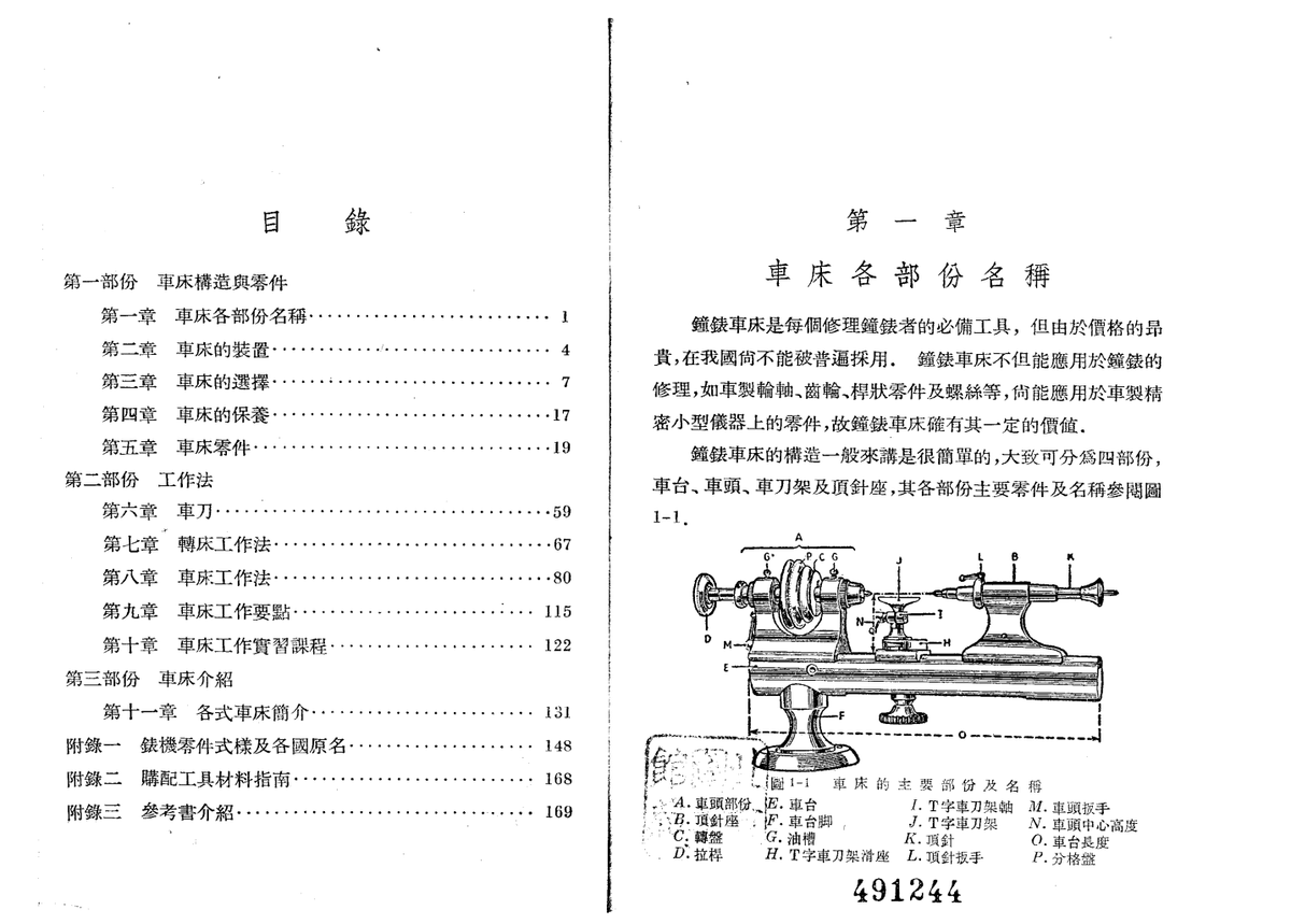 《钟表车床工作法》