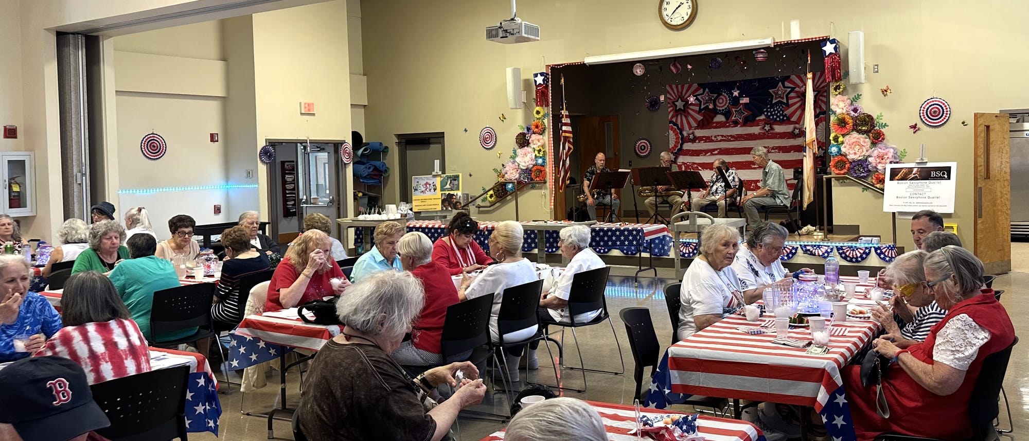 It was a full on Fourth of July celebration at the Medford Council of Aging