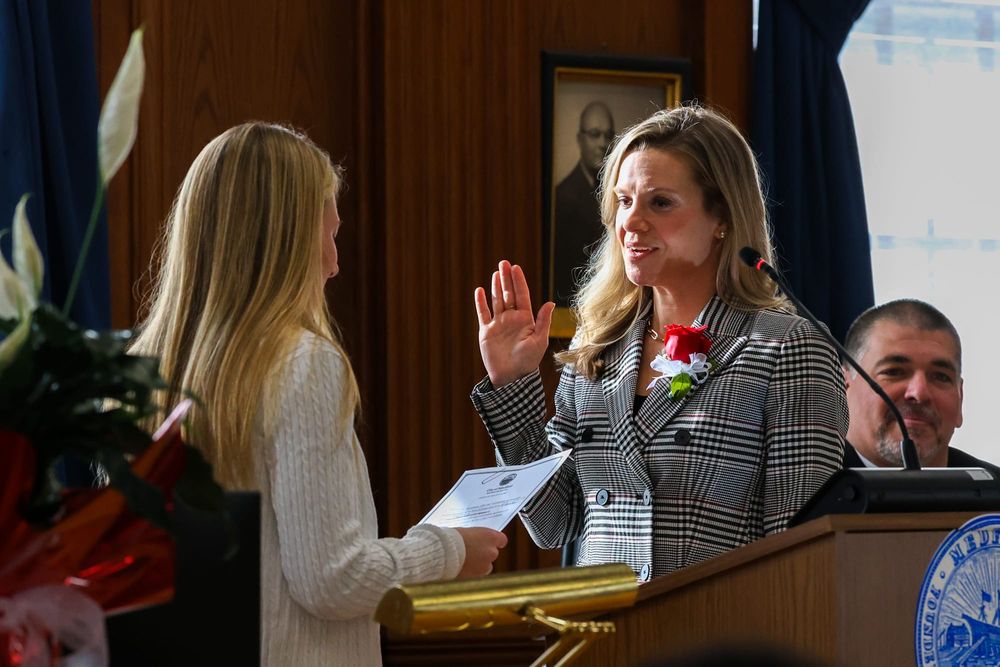 Medford celebrates Inauguration Day at City Hall post image