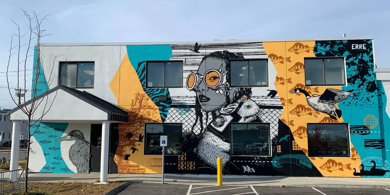 New Arts Collaborative Medford mural blends migration, nature and community