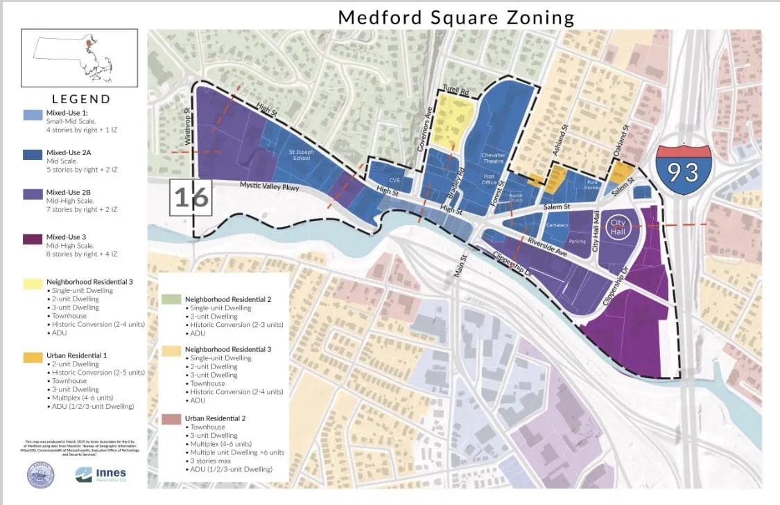 Medford Square rezoning discussion back on track
