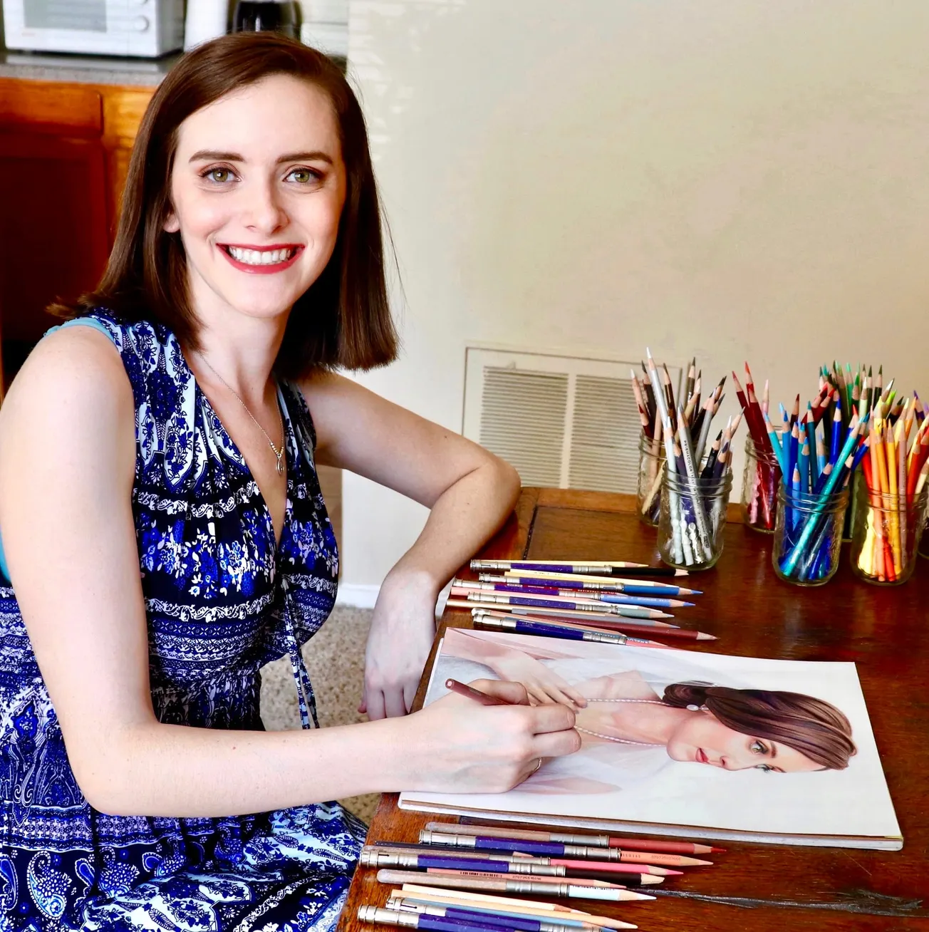 Medford artist brings wildlife, pets, and people to life with color pencils