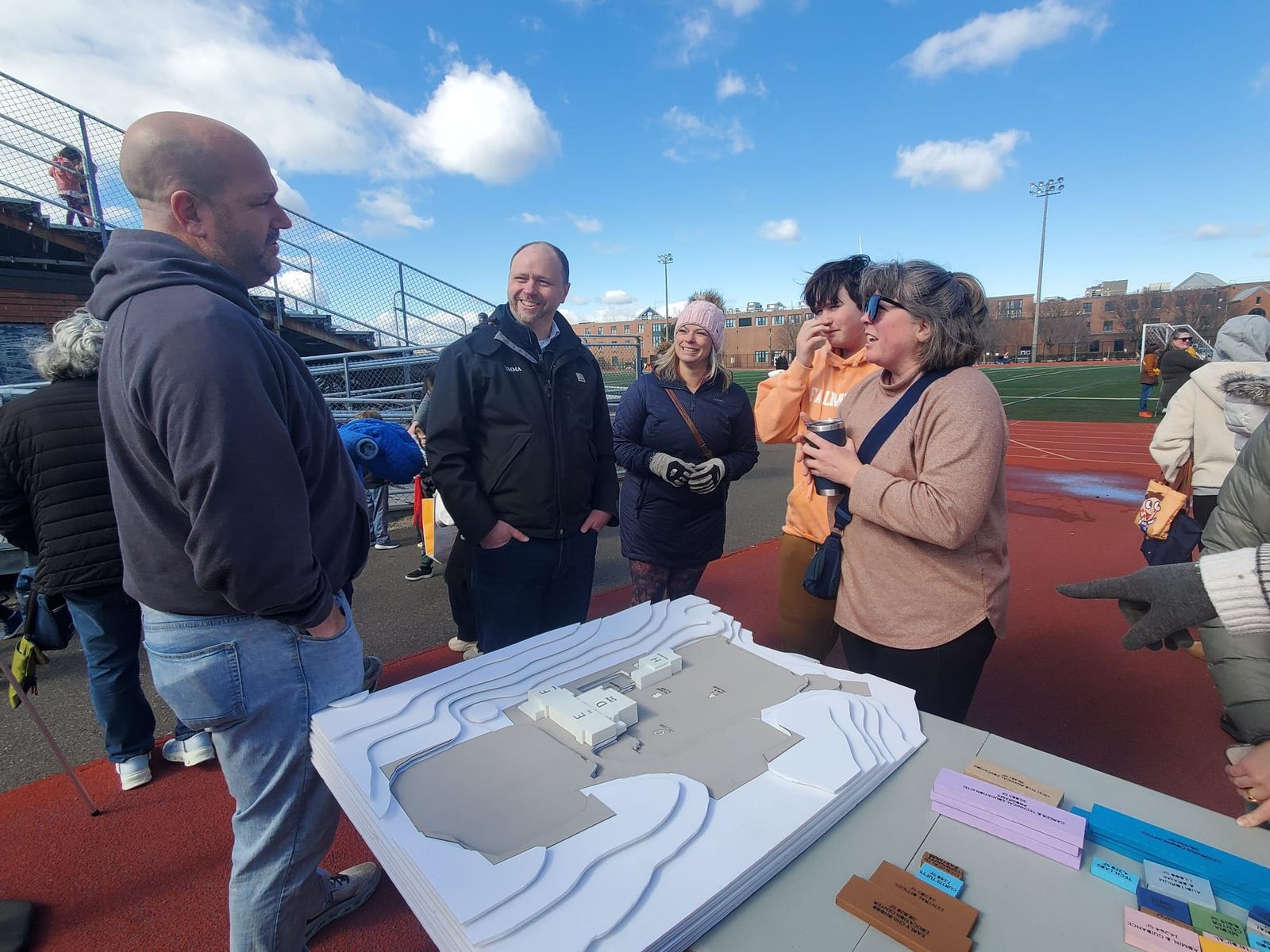 Building committee chair Jenny Graham answers questions, concerns about Medford High School project post image