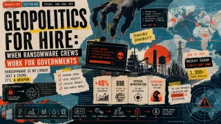 Geopolitics for Hire: When Ransomware Crews Work for Governments
