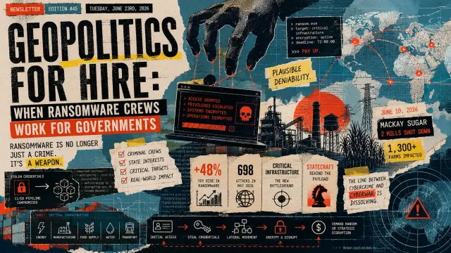 Geopolitics for Hire: When Ransomware Crews Work for Governments