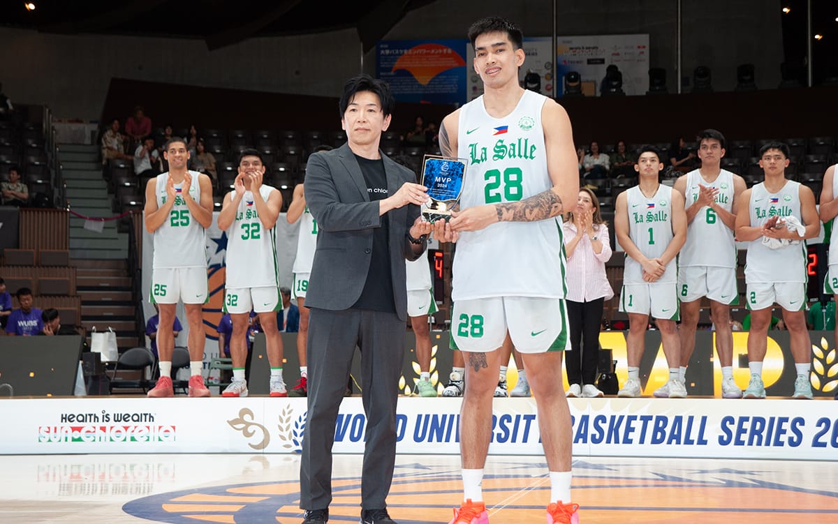 La Salle’s Kevin Quiambao Dedicates WUBS MVP Award to Mother in Japan