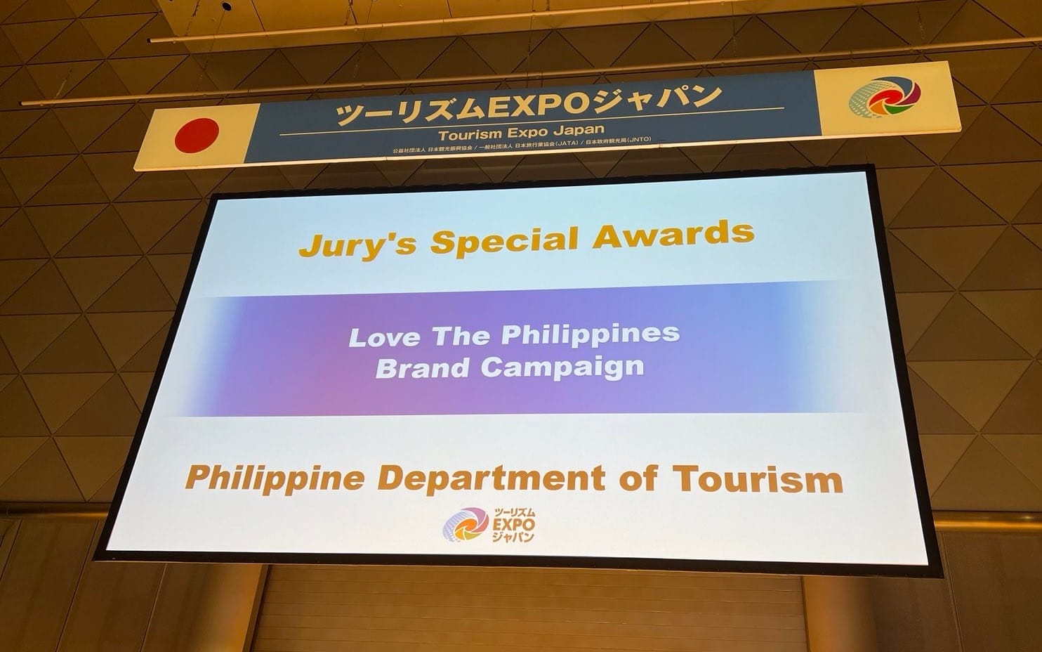 ‘Love The Philippines’ Campaign Wins Special Award at Japan Tourism Expo