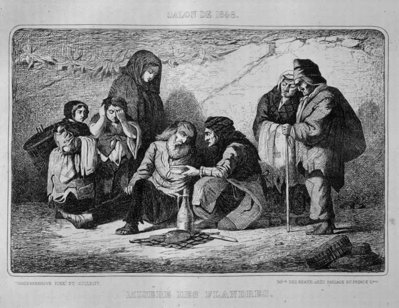 Misère des Flandres, Vandekerkhove, 1848 - CAG