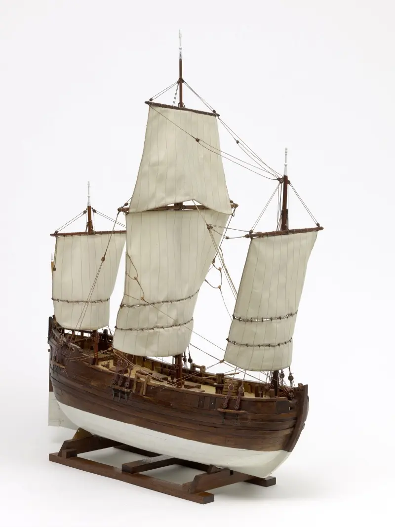 Scale model of a herring pipe - © NAVIGO National Fisheries Museum - artinflanders.be, photo by Dominique Provost