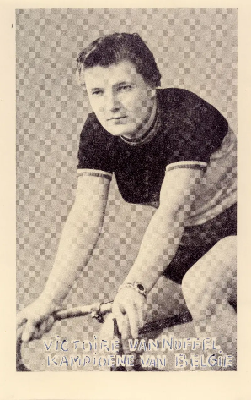 Victoire van Nuffel, belgische Radrennmeisterin von 1959 – © KOERS. Radsportmuseum, Roeselare