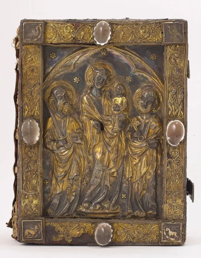 Gospel Book with Gregorian and polyphonic music, 900–1399 – © KIK-IRPA, Brussels – topstukken.vlaanderen.be, photo by Jean-Luc Elias