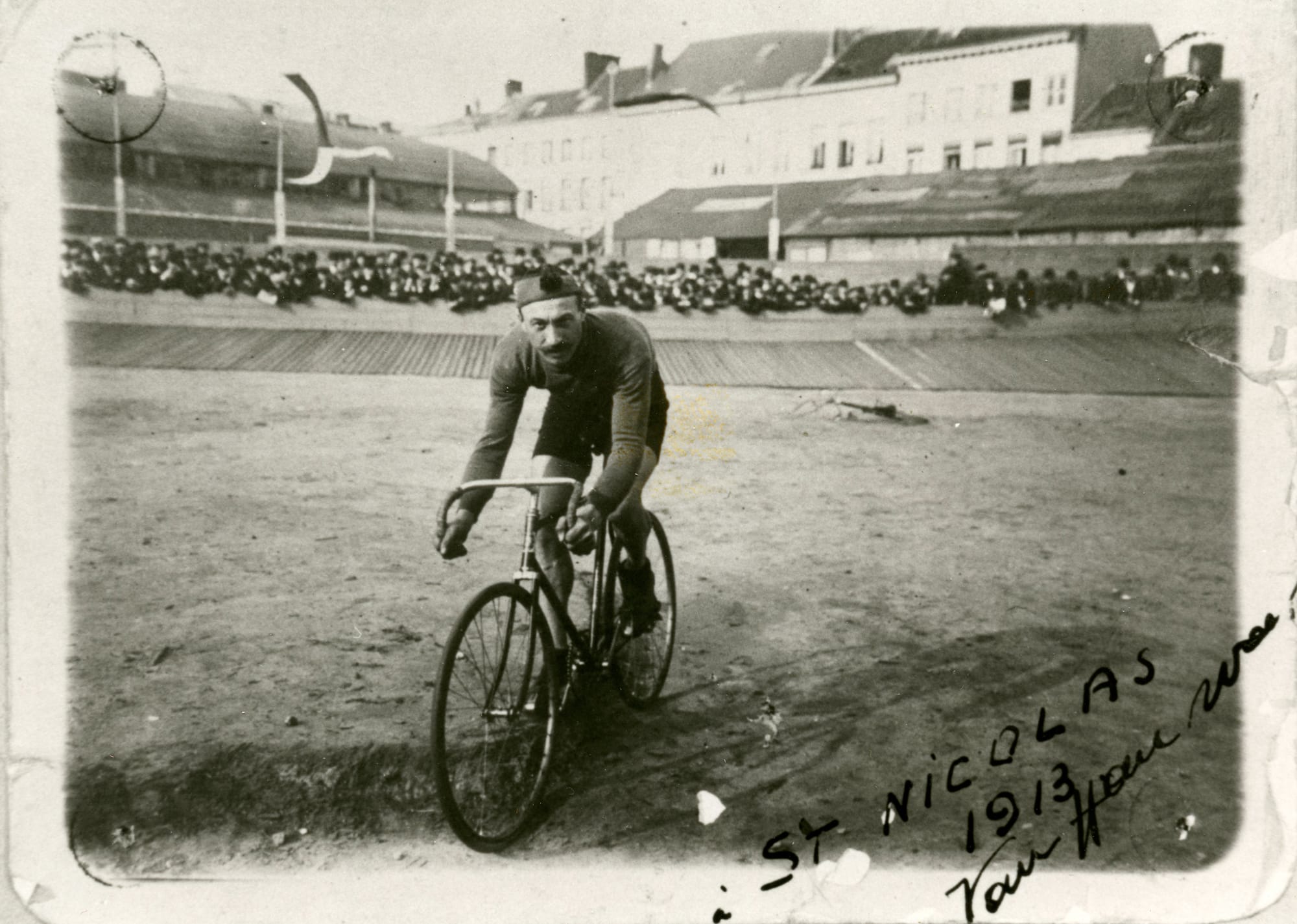 Cyclist Cyrille van Hauwaert in 1913 - KOERS. Museum of Cycling, Roeselare