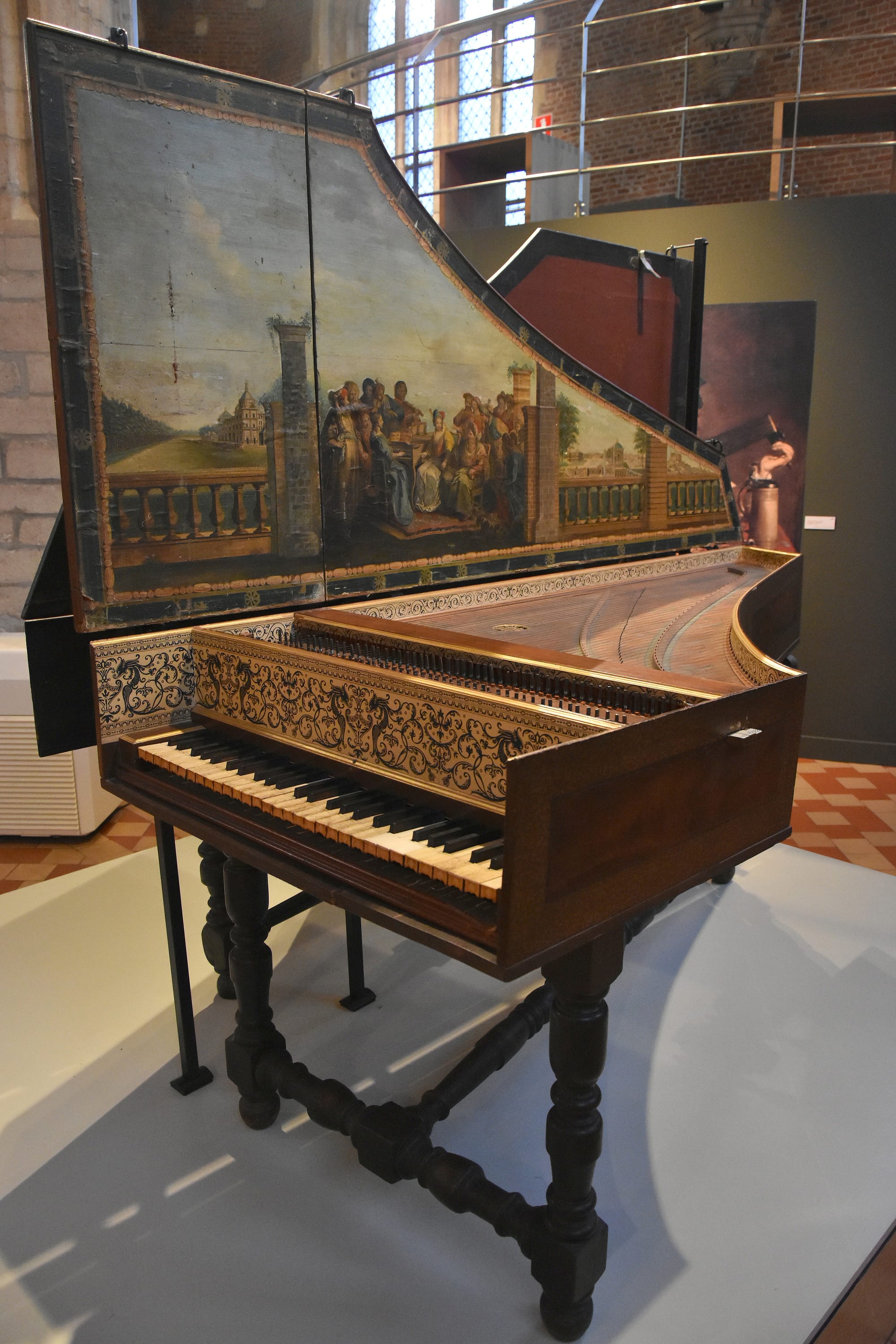 Harpsichord by Andreas Ruckers, 1646 – Vleeshuis, Antwerp – Wikimedia Commons, photo by Paul Hermans