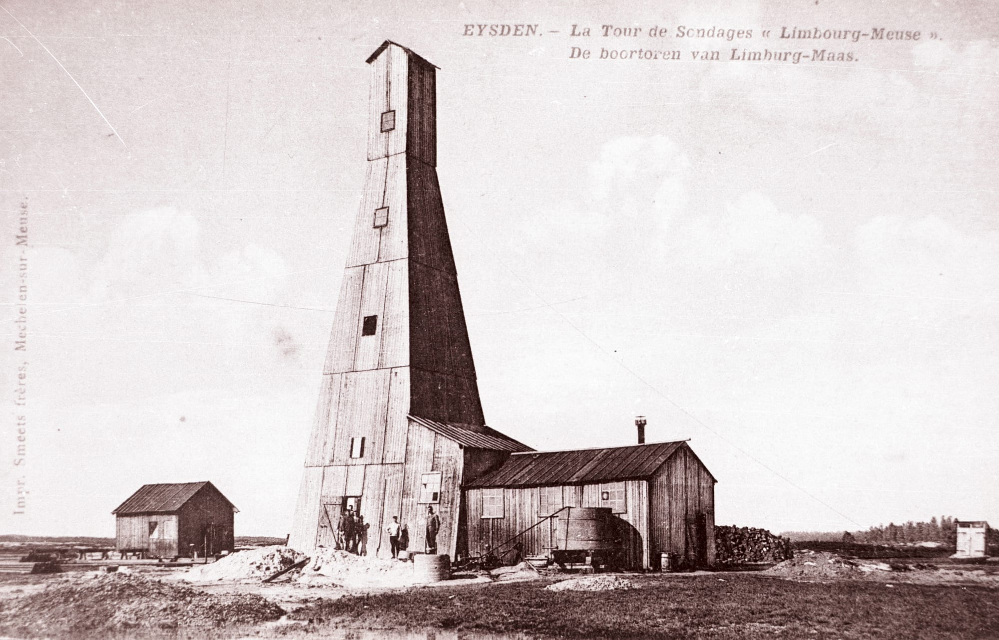 Vroege boortoren in Eisden - Collectie PCCE