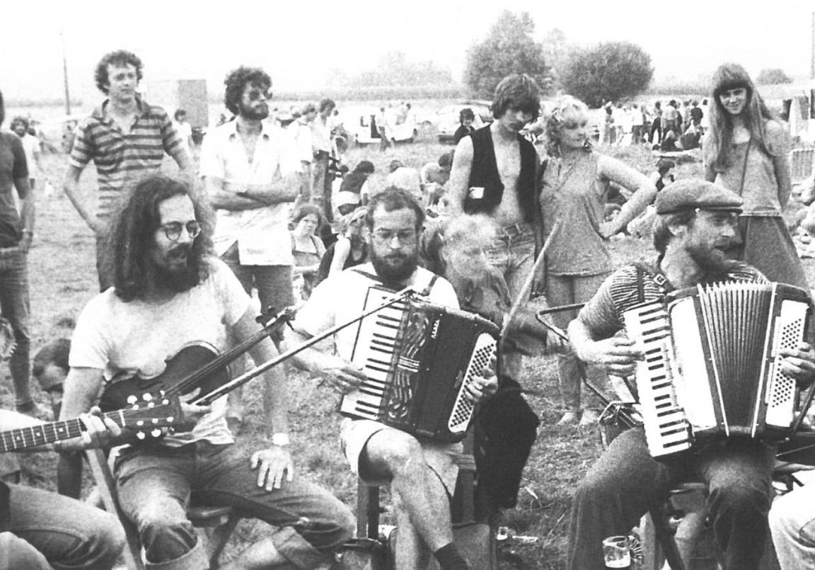 Festival de Dranouter, vers 1975 - Photo : Het Nieuwsblad