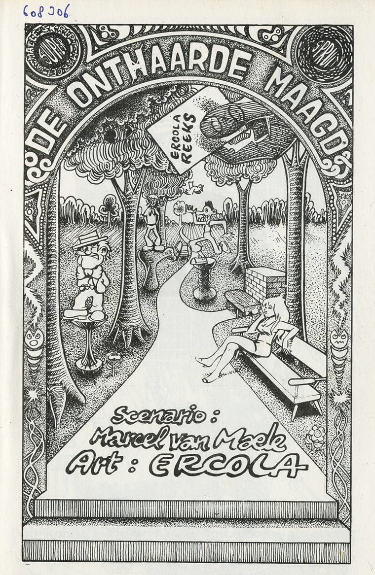 Die enthaarte Jungfrau © Erfgoedbibliotheek Hendrik Conscience, Kat.-Nr. 608306