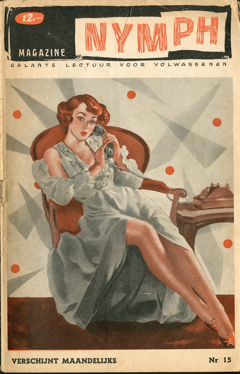 Nymph-Magazin: Unterhaltungslektüre für Erwachsene © Erfgoedbibliotheek Hendrik Conscience, Kat.-Nr. 839645
