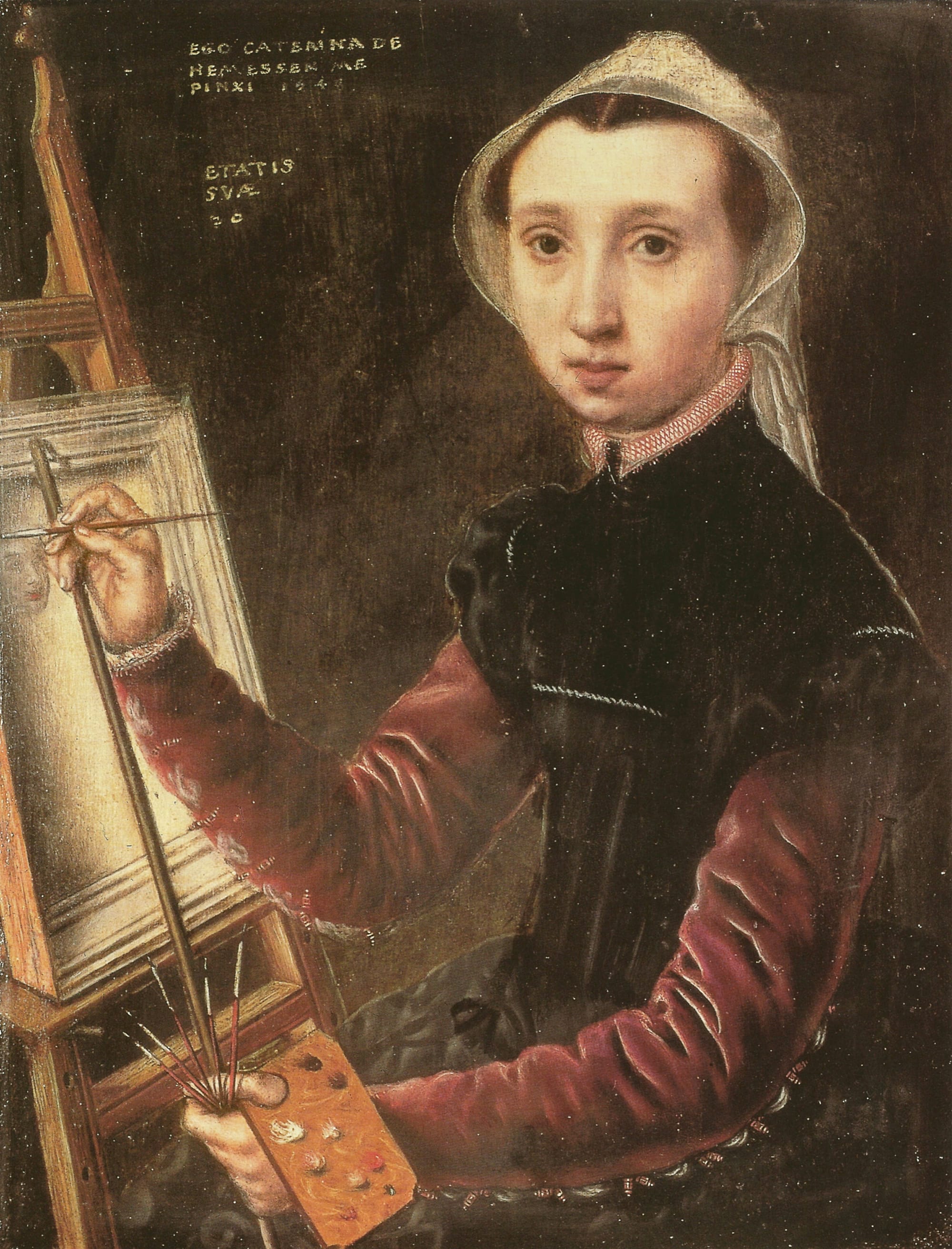 Self-Portrait, by Catharina van Hemessen, 1548. Wikimedia Commons (Kunstmuseum Basel)