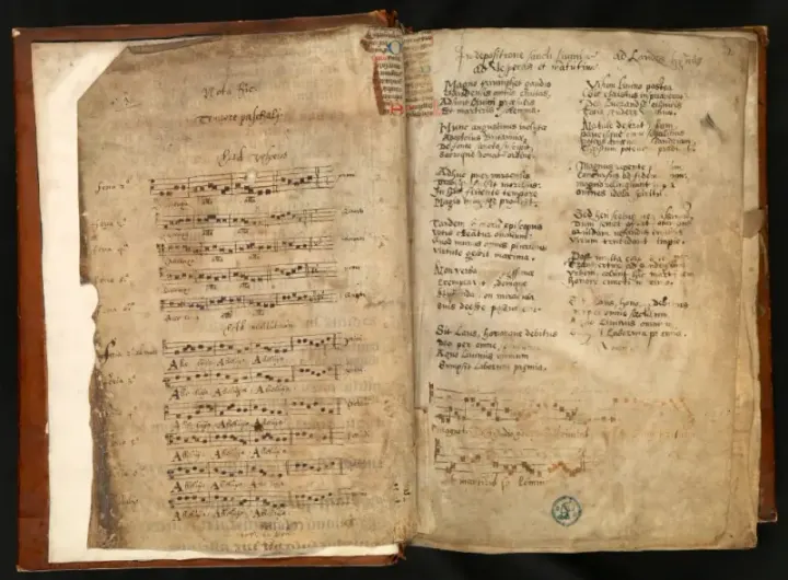 Gregoriaanse handschriften uit de Sint-Baafsabdij, 1100-1600 - © Universiteitsbibliotheek Gent - topstukken.vlaanderen.be
