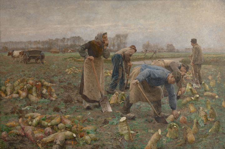 De bietenoogst, Emile Claus, 1890 - © Mudel, Deinze
