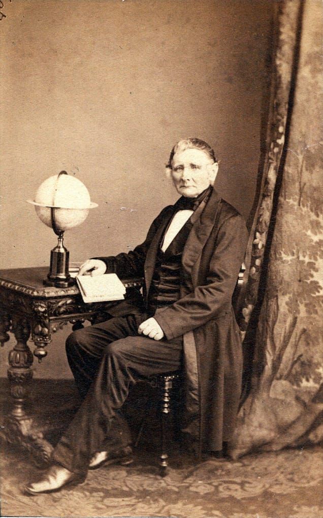 Portrait d'Adolphe Quetelet, astronome, mathématicien et statisticien (1796-1874) - Archives de l'Université de Gand - Photo Ghemar, Bruxelles