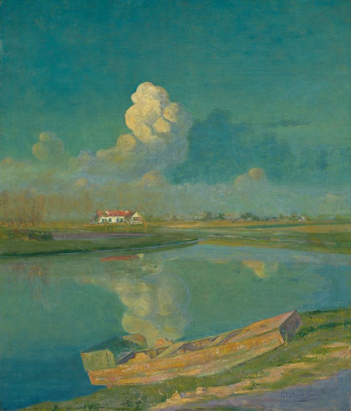 The Leie River at Latem, Valerius de Saedeleer, 1903 - Dhondt-Dhaenens Museum, Sint-Martens-Latem - artinflanders.be, photo by Cedric Verhelst