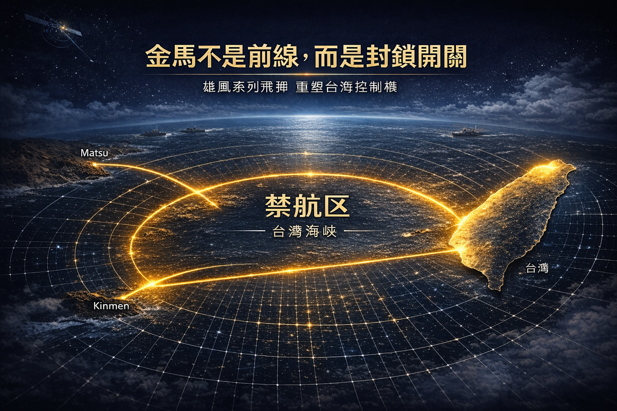 讓三千人死守不如讓五百人封鎖東海：金馬戰略的根本重設