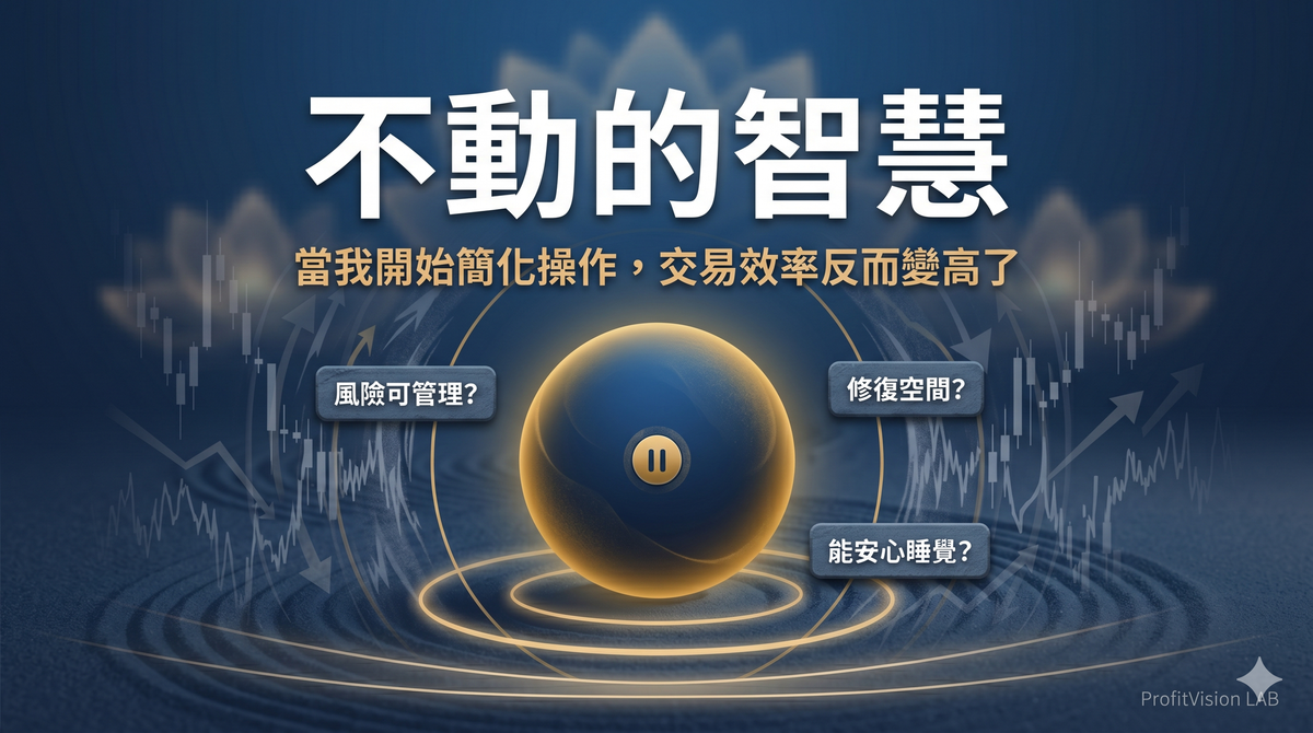 不動的智慧：當我開始「簡化」操作，交易效率反而變高了