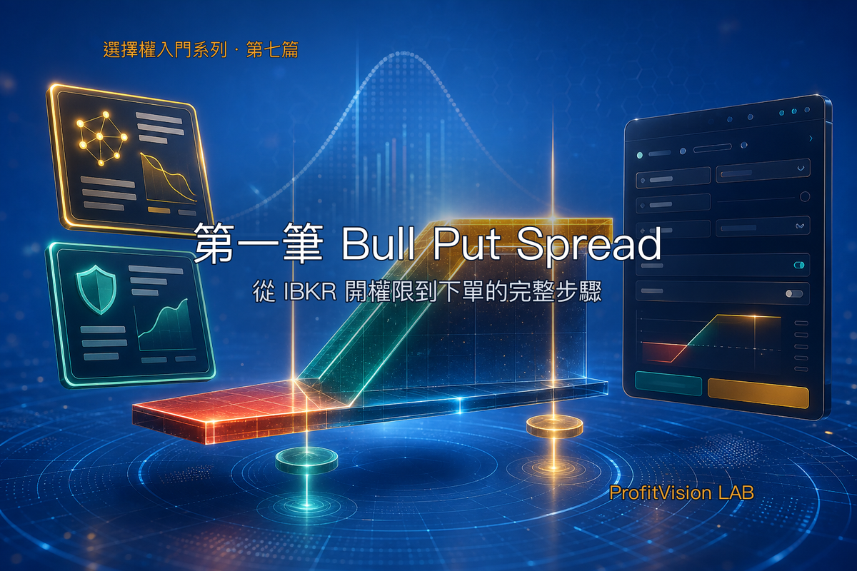 你在 IBKR 的第一筆 Bull Put Spread：從開戶權限到下單完整教學