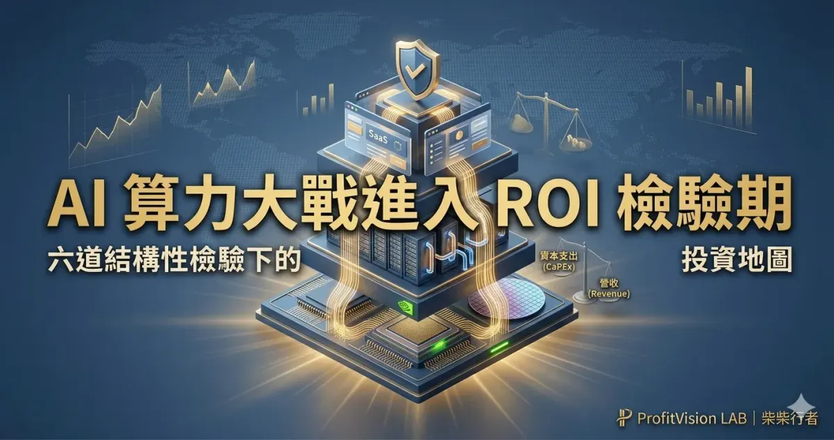 AI 算力大戰進入 ROI 檢驗期：六道結構性檢驗下的投資地圖