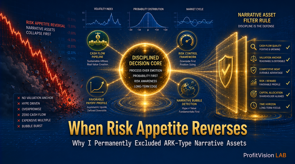 When Risk Appetite Reverses: Why I Permanently Excluded ARK-Type Narrative Assets