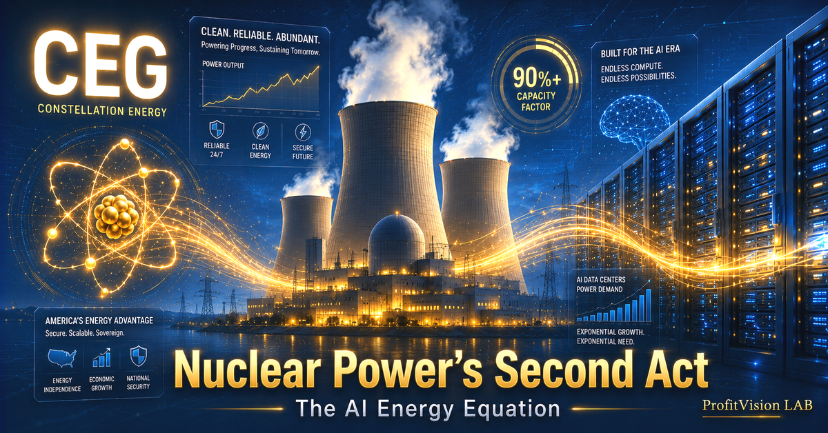 Constellation Energy (CEG) Deep Research: Nuclear Power's Second Act in the Age of AI