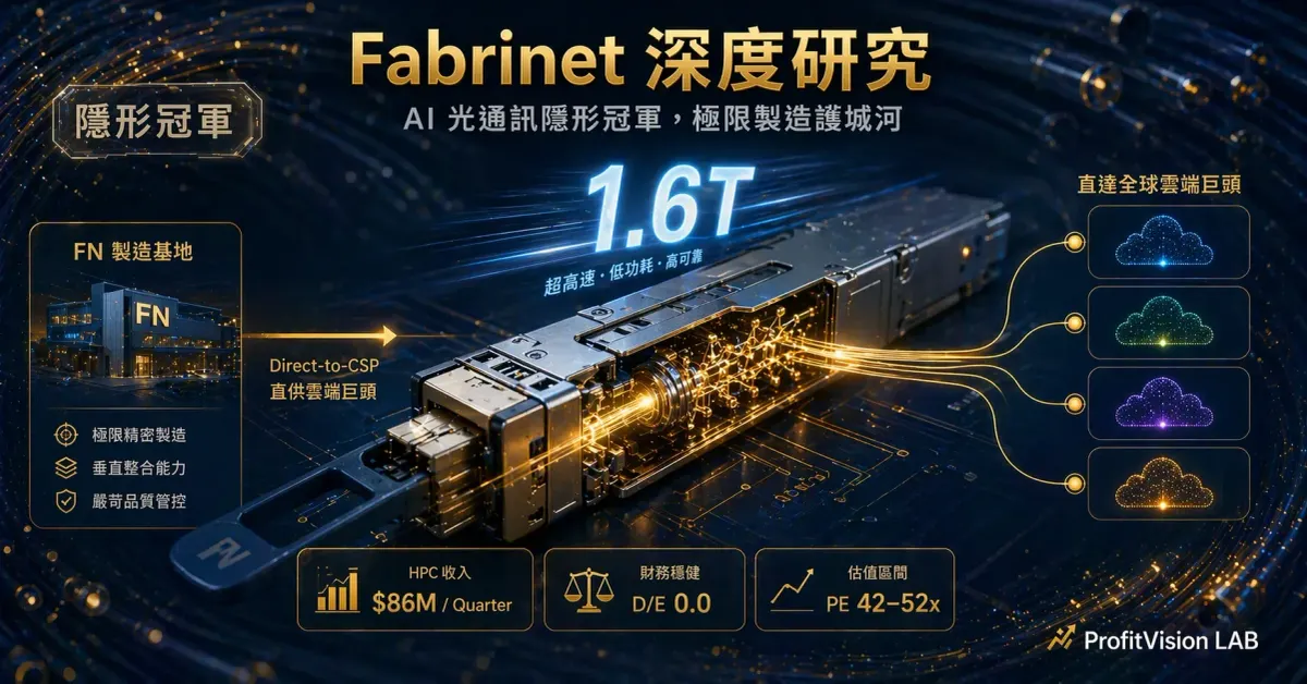 Fabrinet (FN) 深度研究：AI 光通訊隱形冠軍的極限製造護城河
