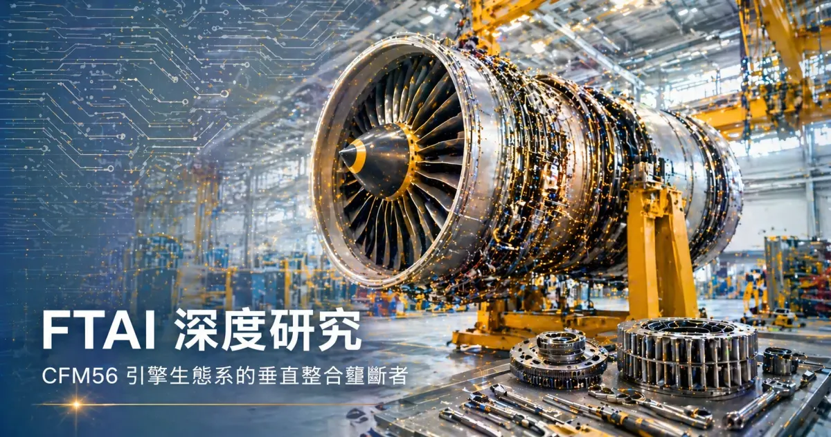 FTAI Aviation：CFM56 垂直整合壟斷者 × AI 電力第三曲線