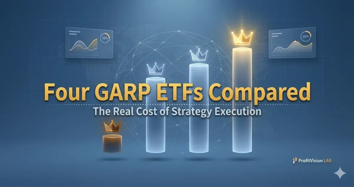 Four GARP ETFs Compared: The Real Cost of Strategy Execution