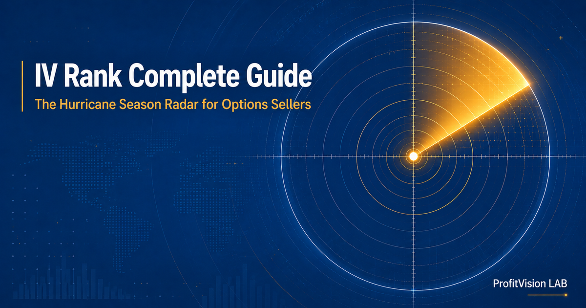 IV Rank Complete Guide: The Hurricane Season Radar for Options Sellers