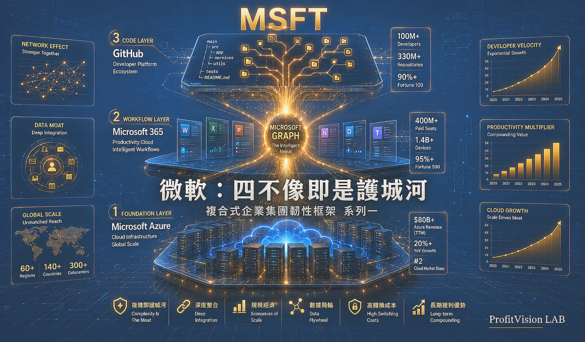 微軟（MSFT）深度研究：四不像即是護城河