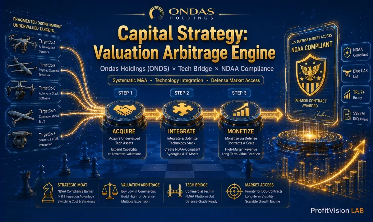 Ondas Holdings (ONDS) Deep Research Part 2: The $1B Predatory Playbook — Ondas Capital's Technology Bridge Rewrites the DefTech Map