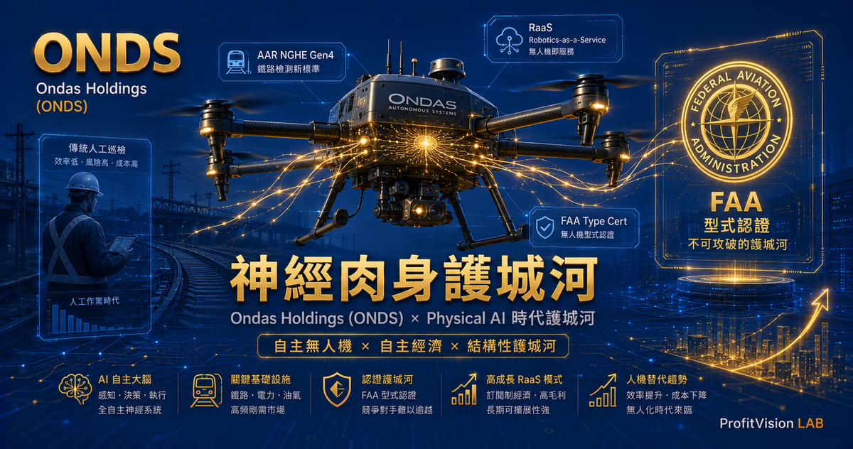 Ondas Holdings (ONDS) 深度研究上篇：物理AI的三位一體——神經系統、自主肉身與雙重法規護城河