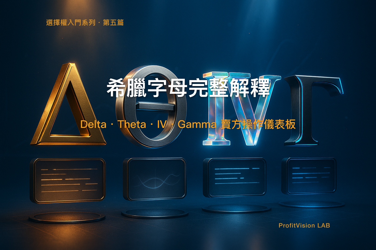 Delta、Theta、IV：選擇權希臘字母給新手的完整解釋