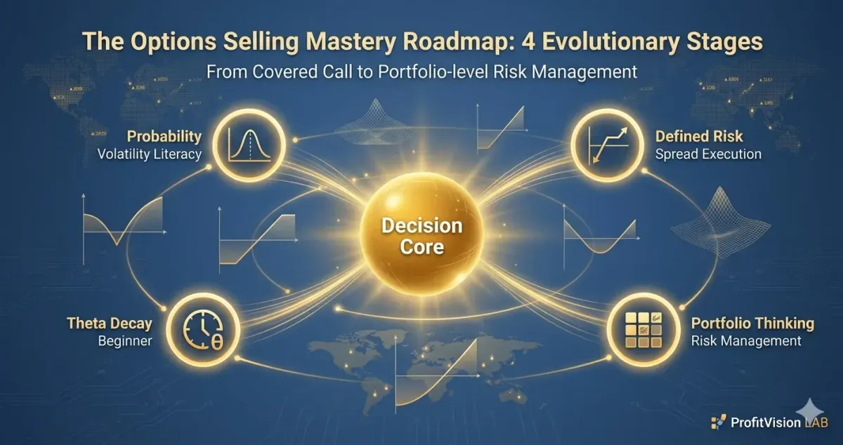 The Complete Options Seller Roadmap: 4-Stage Evolution × Bull Put Spread SOP × 10 Blowup Mistakes