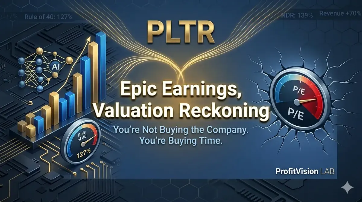 Palantir: Epic Earnings, Valuation Reckoning — You're Not Buying the Company, You're Buying Time Expectations