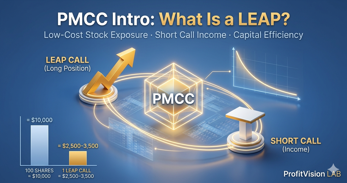 PMCC Intro: What Is a LEAP? Low-Cost Stock Exposure