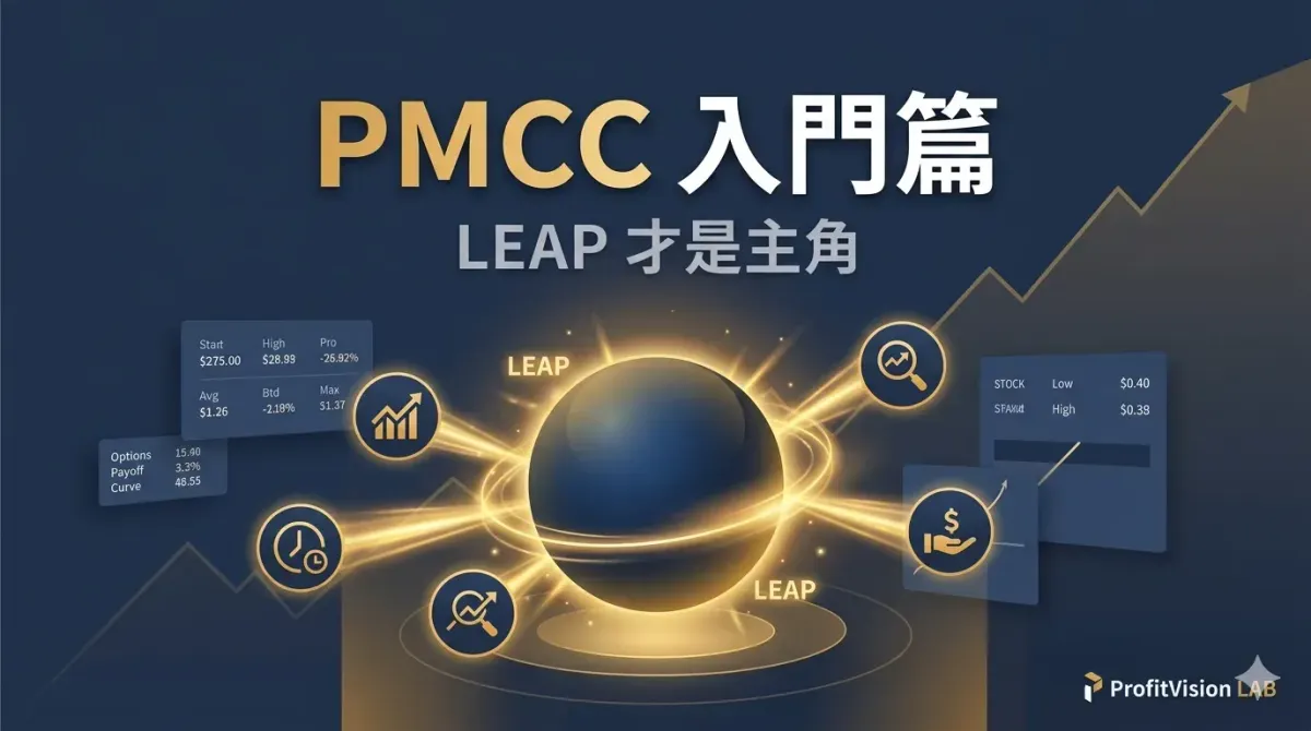【PMCC｜入門篇】LEAP 是什麼？用選擇權打造「低成本持股」的核心策略
