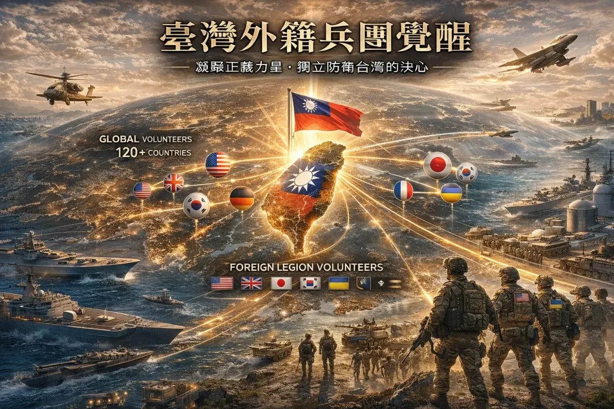 台灣需要外籍兵團：當出生率0.87遇上兩岸危機，我們還有多少時間？