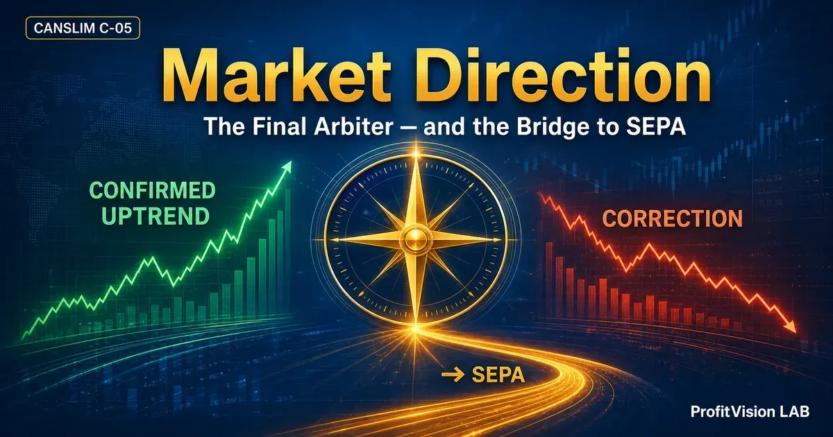 CANSLIM M Factor: Market Direction Is the Final Arbiter of All Your Stock Selection Work