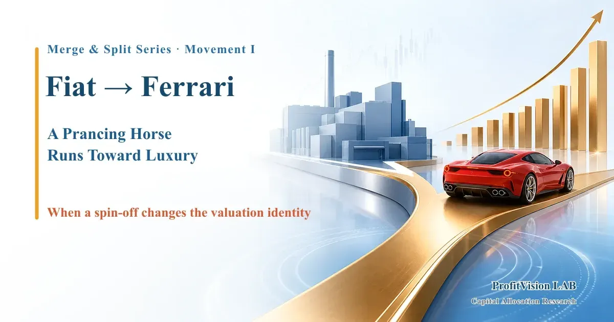Fiat → Ferrari: A Prancing Horse Runs Toward a Luxury Multiple