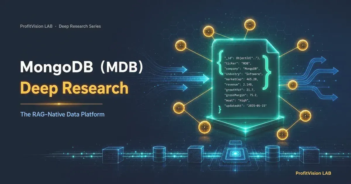 MongoDB (MDB) Deep Research: The RAG-Native Data Platform Powering Enterprise AI