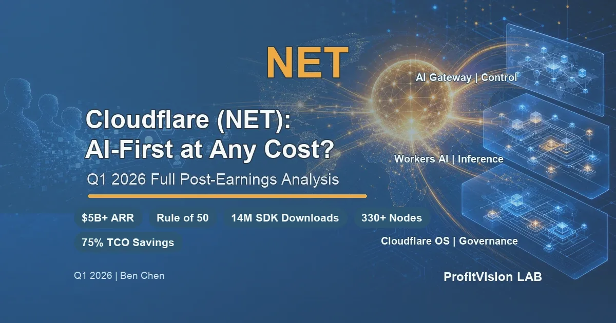 Cloudflare (NET) Q1 2026 Full Post-Earnings Analysis: 1,100 Layoffs, a $5B ARR Target, and the Cost of an AI-First Reset