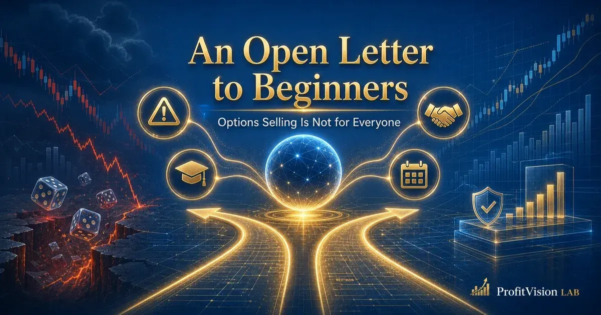 An Open Letter to Beginner Options Sellers: This Is Not for Everyone